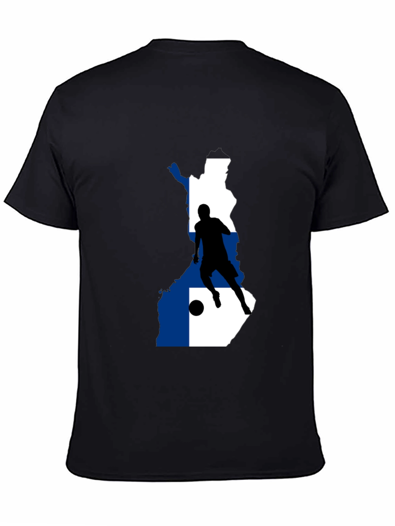 Finland Soccer T-Shirt - Black