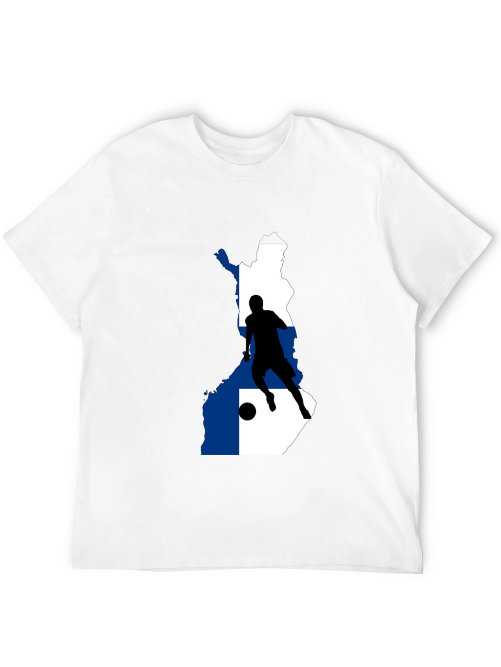 Finland Soccer T-Shirt - Black