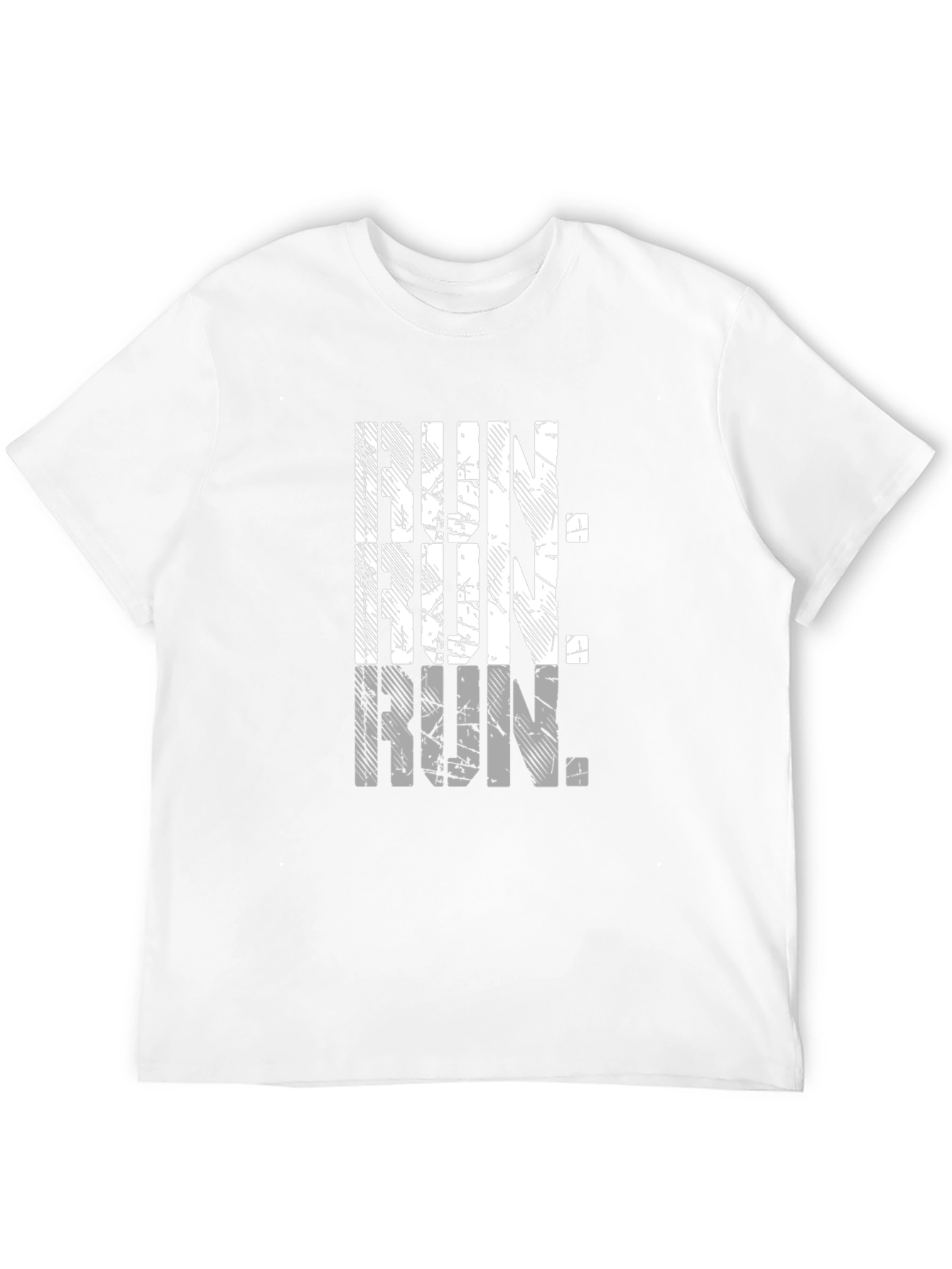 Run Graphic Tee - Black Casual Shirt