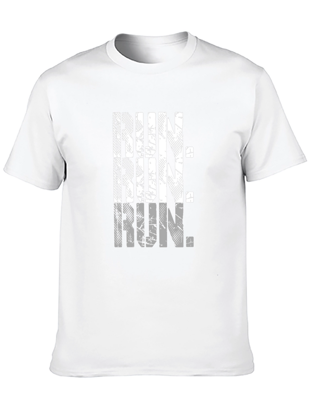 Run Graphic Tee - Black Casual Shirt