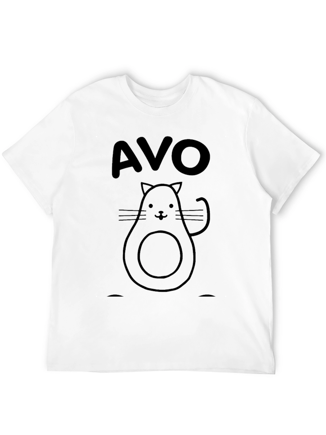 Avo-Cat Graphic Tee - Funny Avocado Cat Shirt