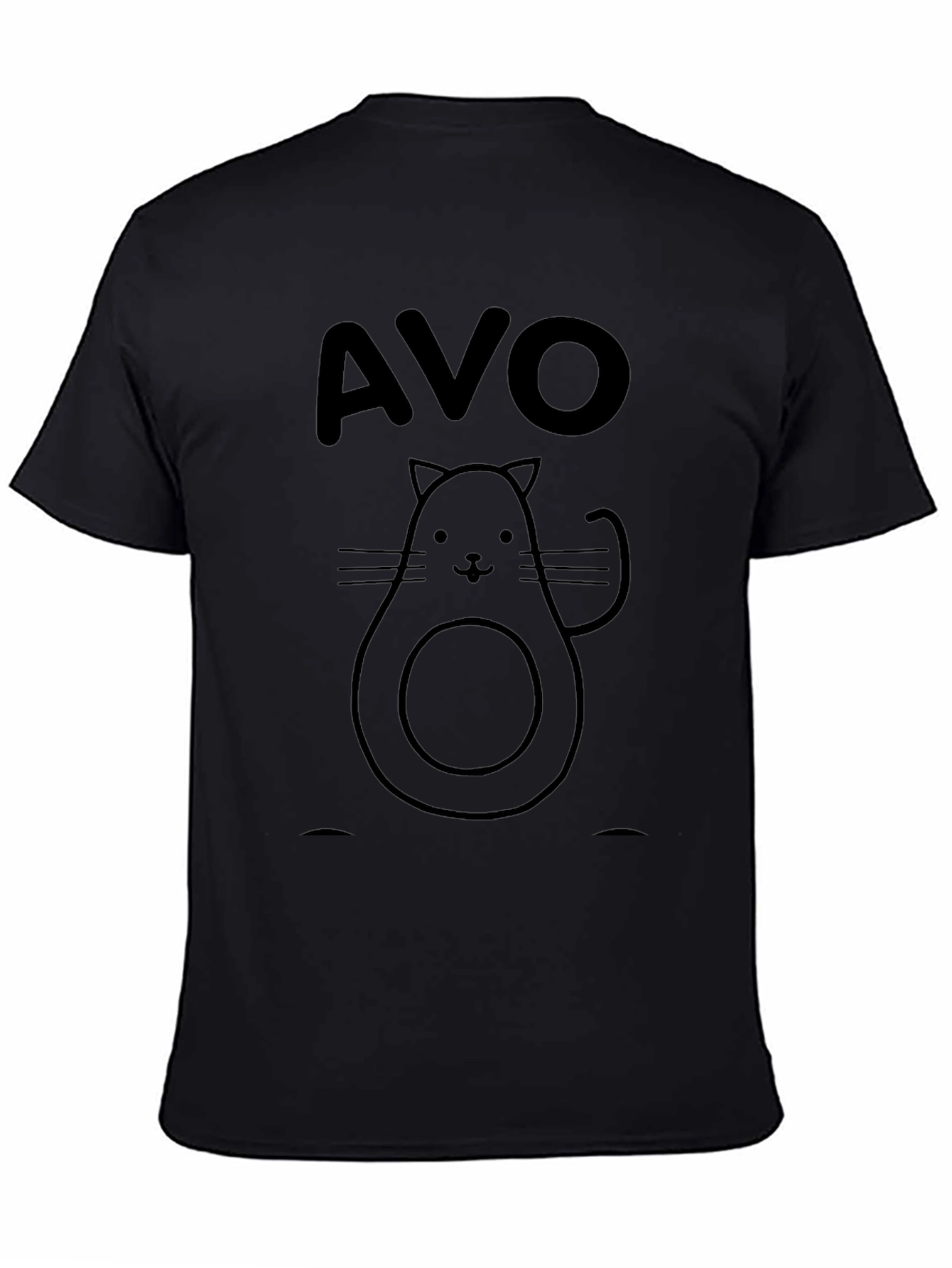 Avo-Cat Graphic Tee - Funny Avocado Cat Shirt