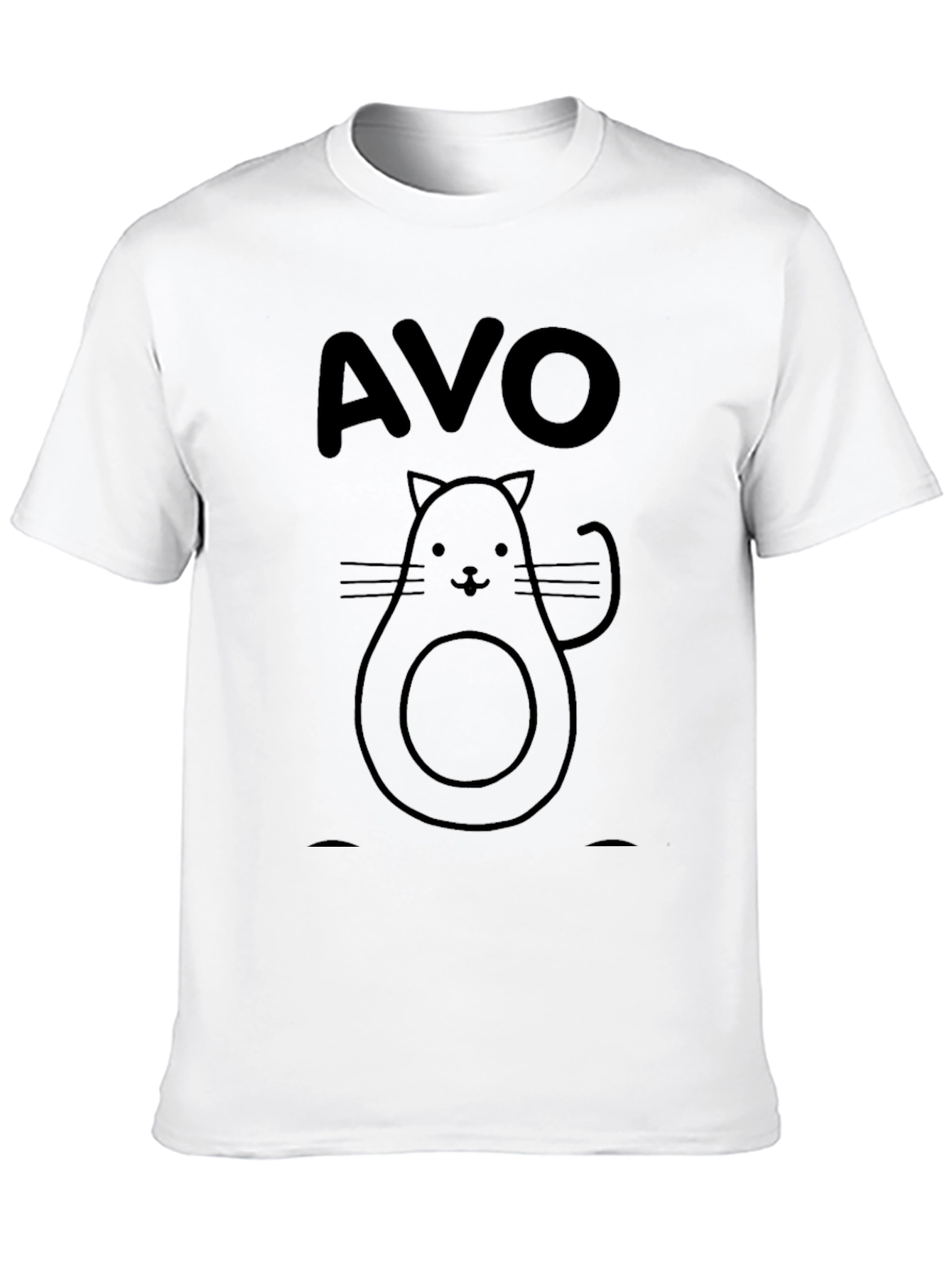 Avo-Cat Graphic Tee - Funny Avocado Cat Shirt