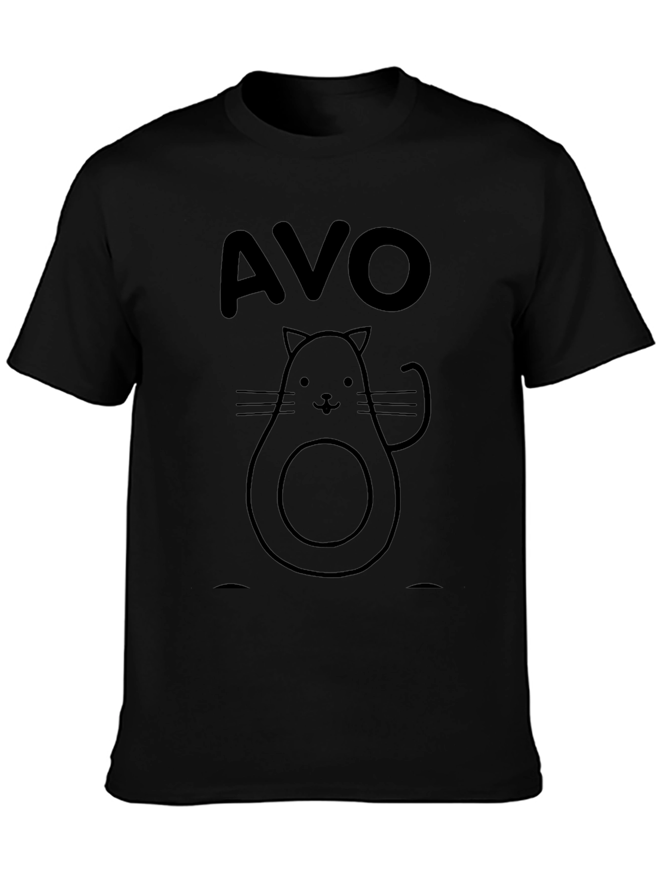 Avo-Cat Graphic Tee - Funny Avocado Cat Shirt