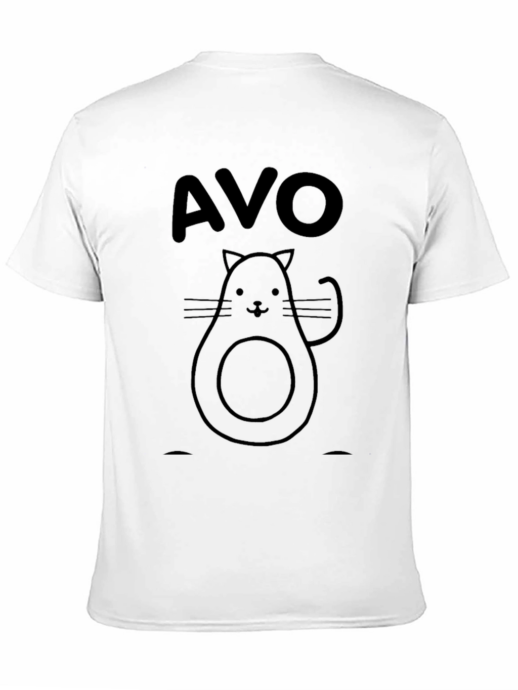 Avo-Cat Graphic Tee - Funny Avocado Cat Shirt