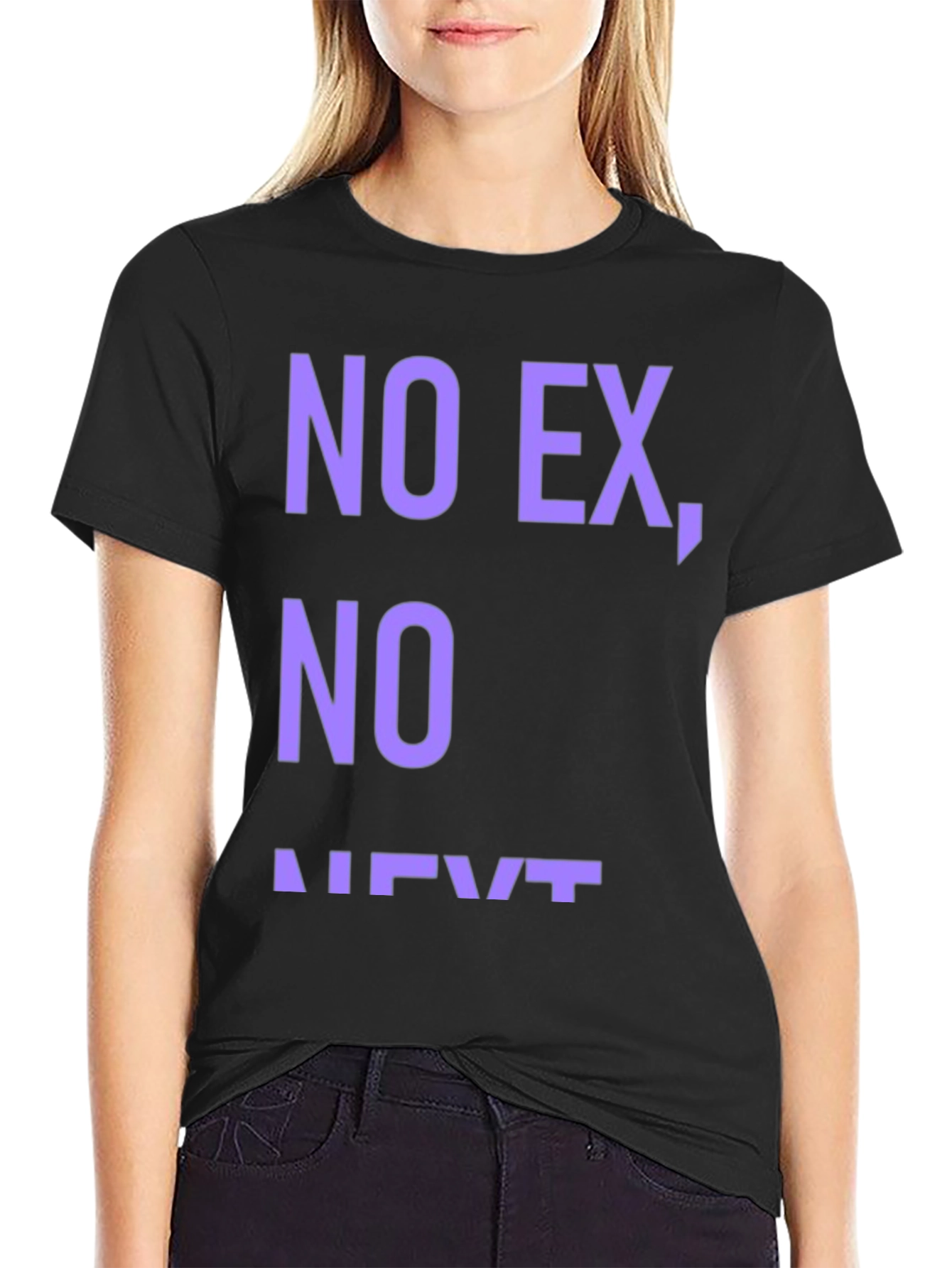 No Ex No Next Graphic Tee - Black