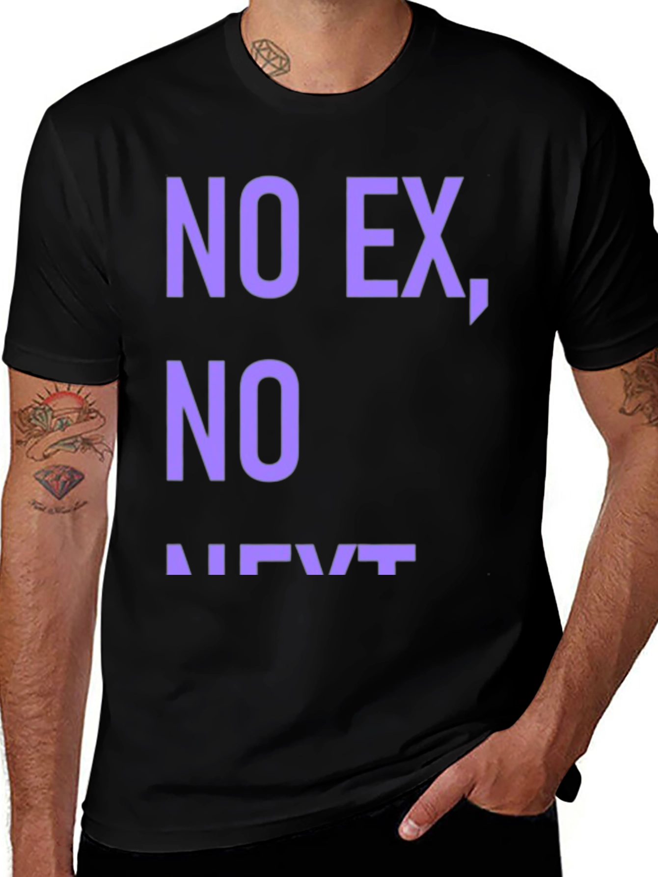 No Ex No Next Graphic Tee - Black