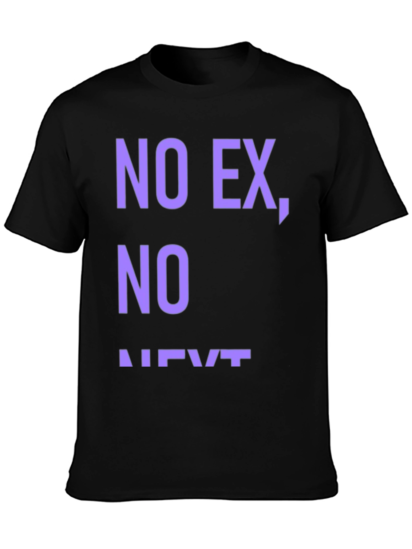 No Ex No Next Graphic Tee - Black