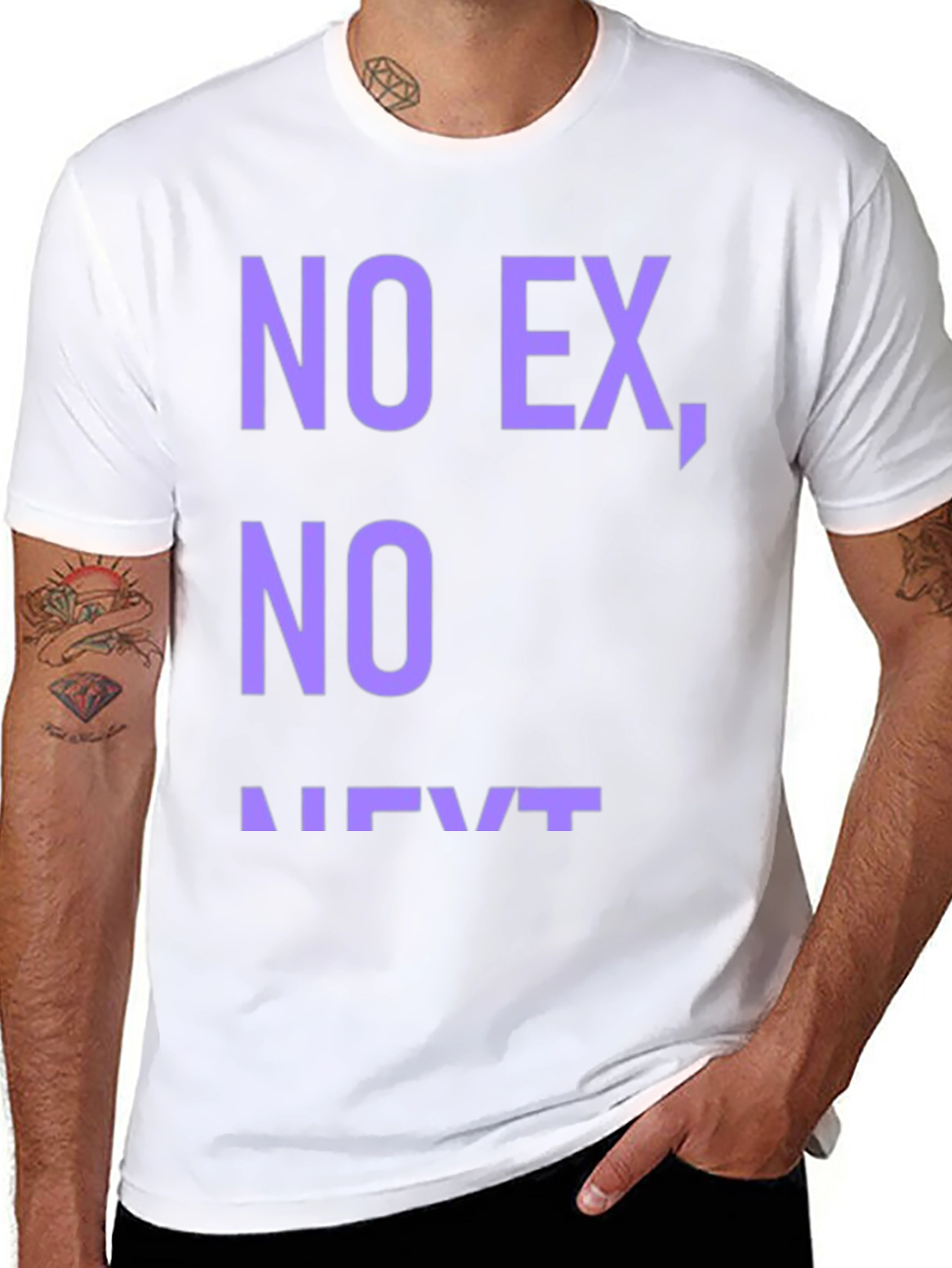 No Ex No Next Graphic Tee - Black