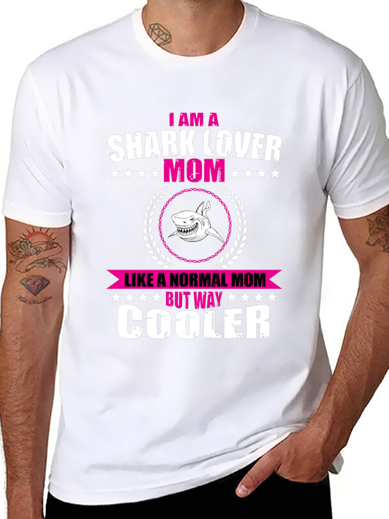 Shark Lover Mom T-Shirt - Cool & Unique Design