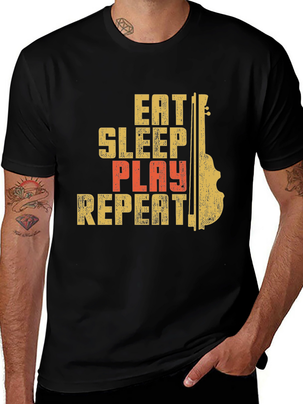 Eat Sleep Play Repeat Musician T-Shirt