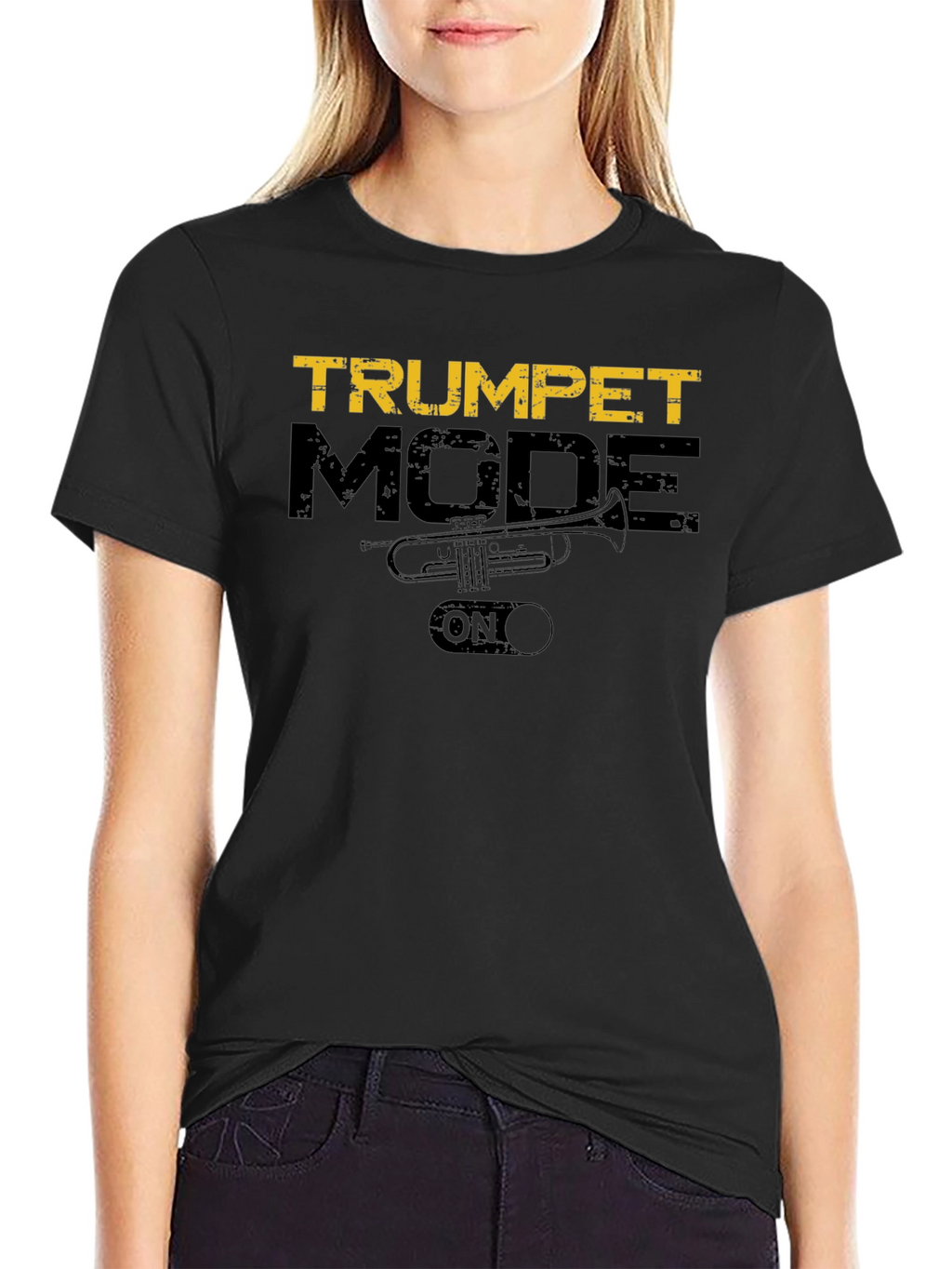 Trumpet Mode On T-Shirt | Music Lover Tee
