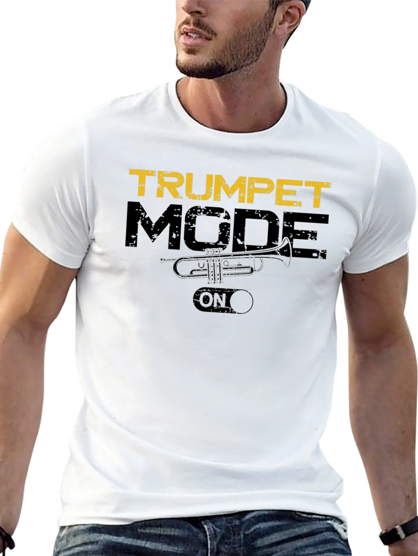 Trumpet Mode On T-Shirt | Music Lover Tee