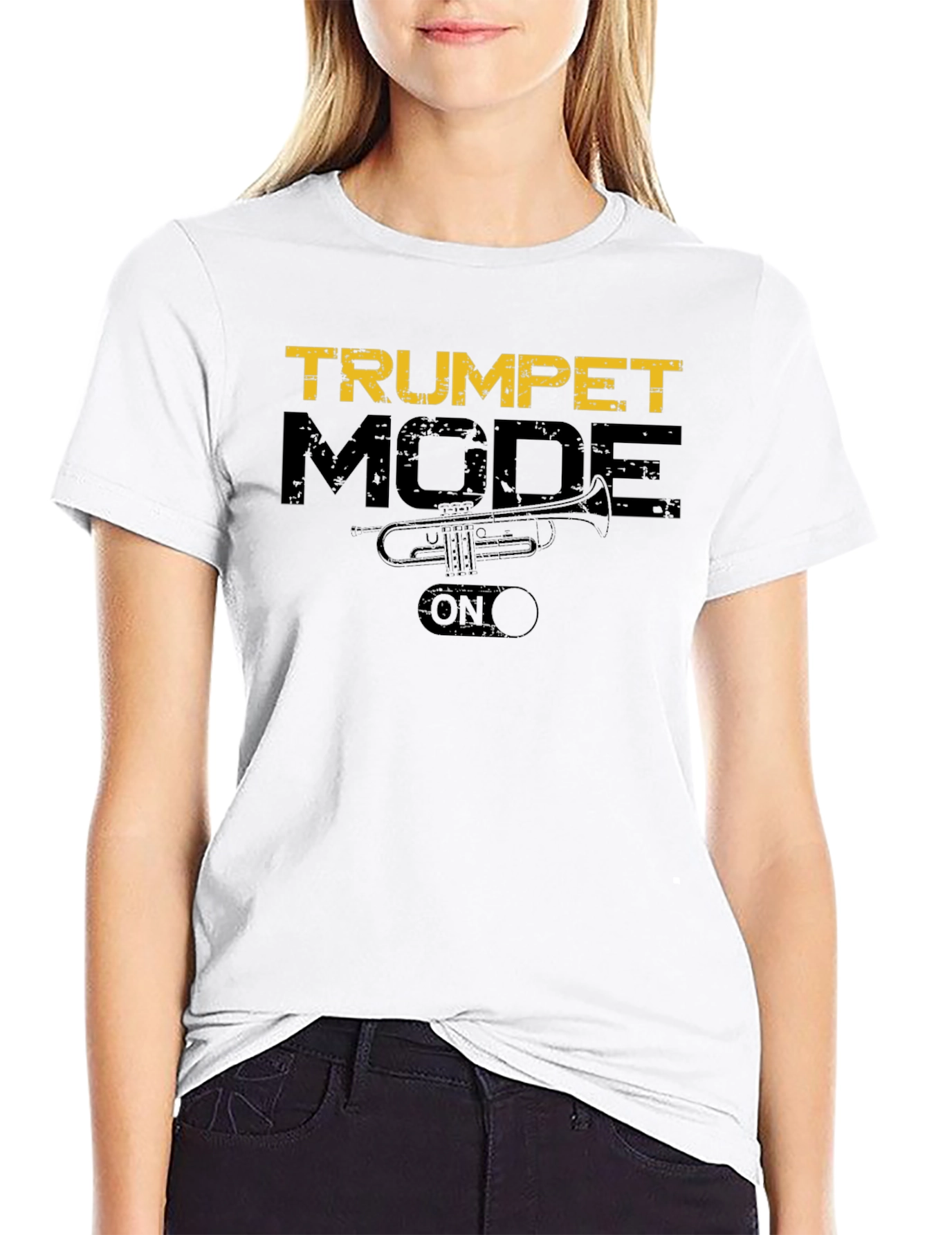 Trumpet Mode On T-Shirt | Music Lover Tee