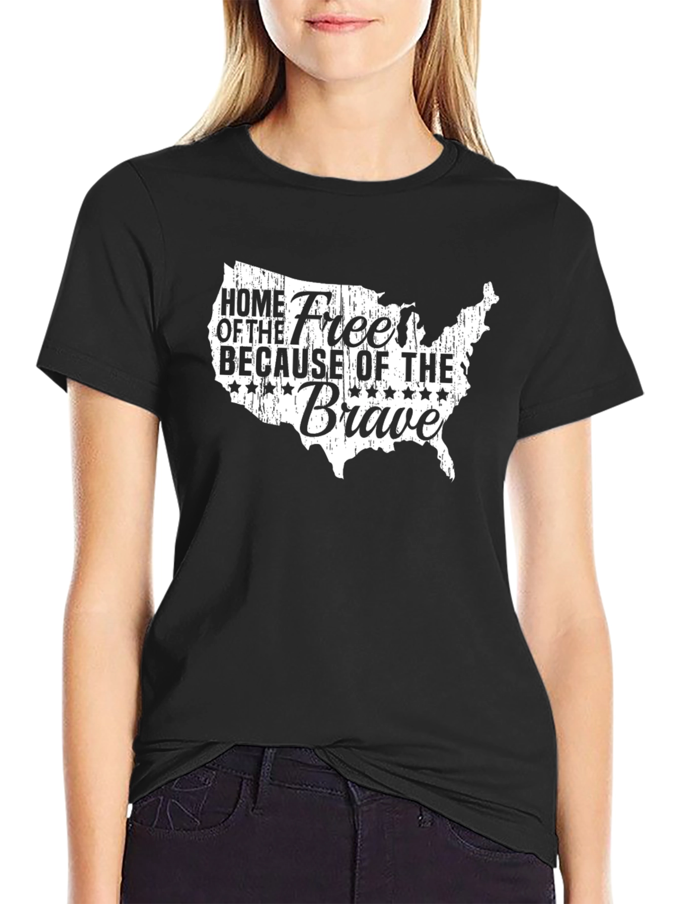 USA Patriotic T-Shirt - Home of the Free