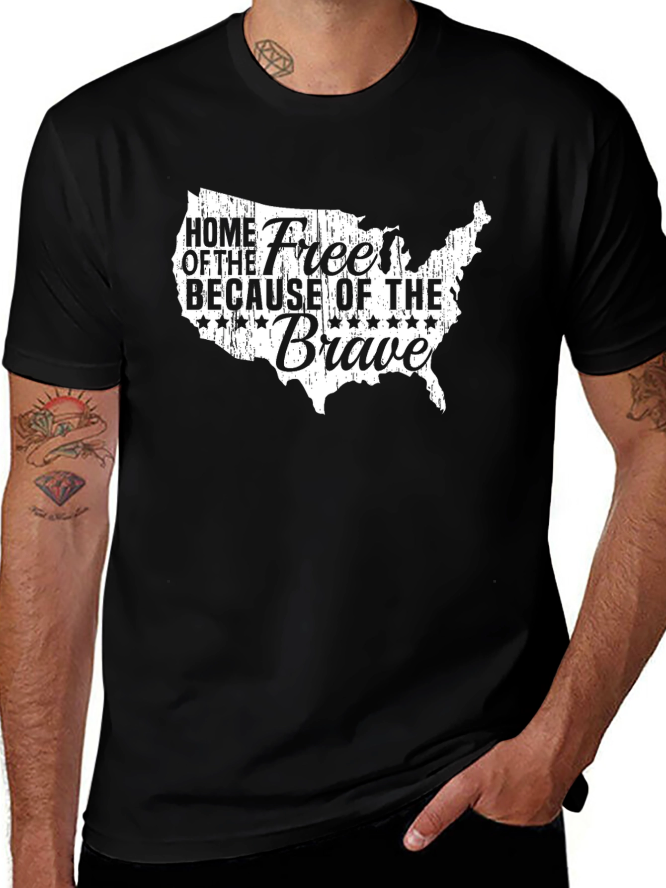 USA Patriotic T-Shirt - Home of the Free