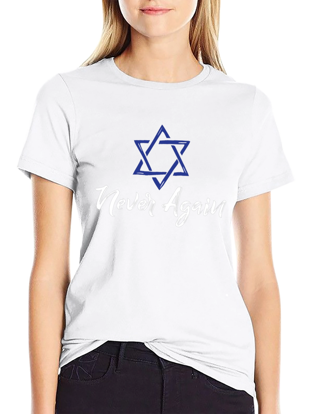 Never Again T-Shirt - Jewish Pride