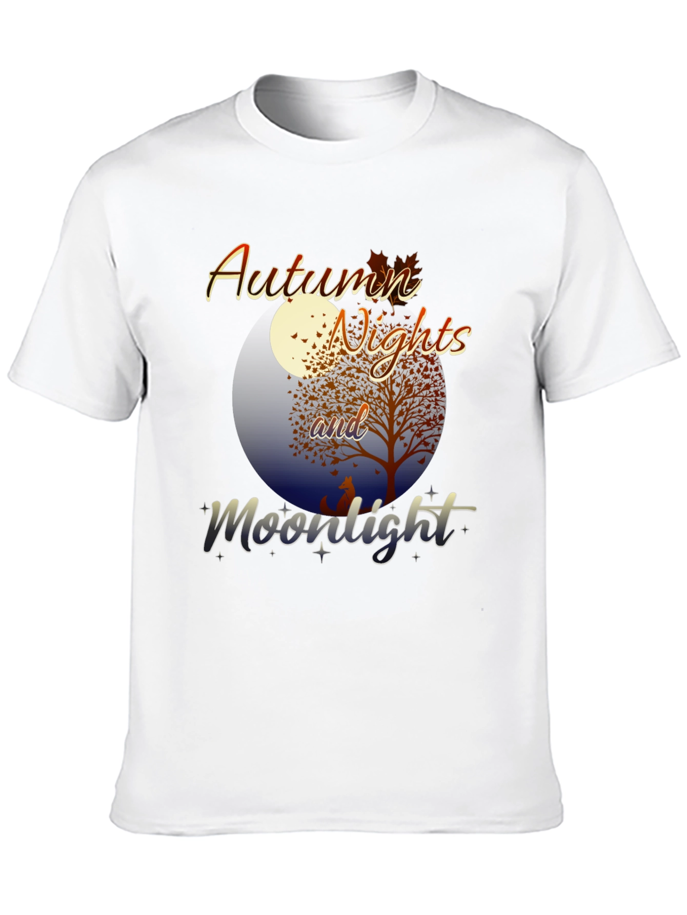 Autumn Nights and Moonlight Graphic Tee