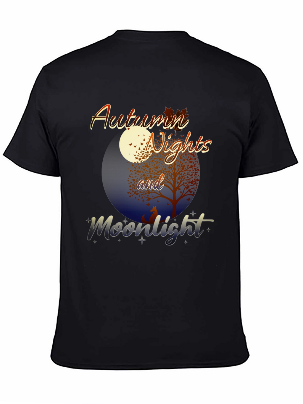 Autumn Nights and Moonlight Graphic Tee