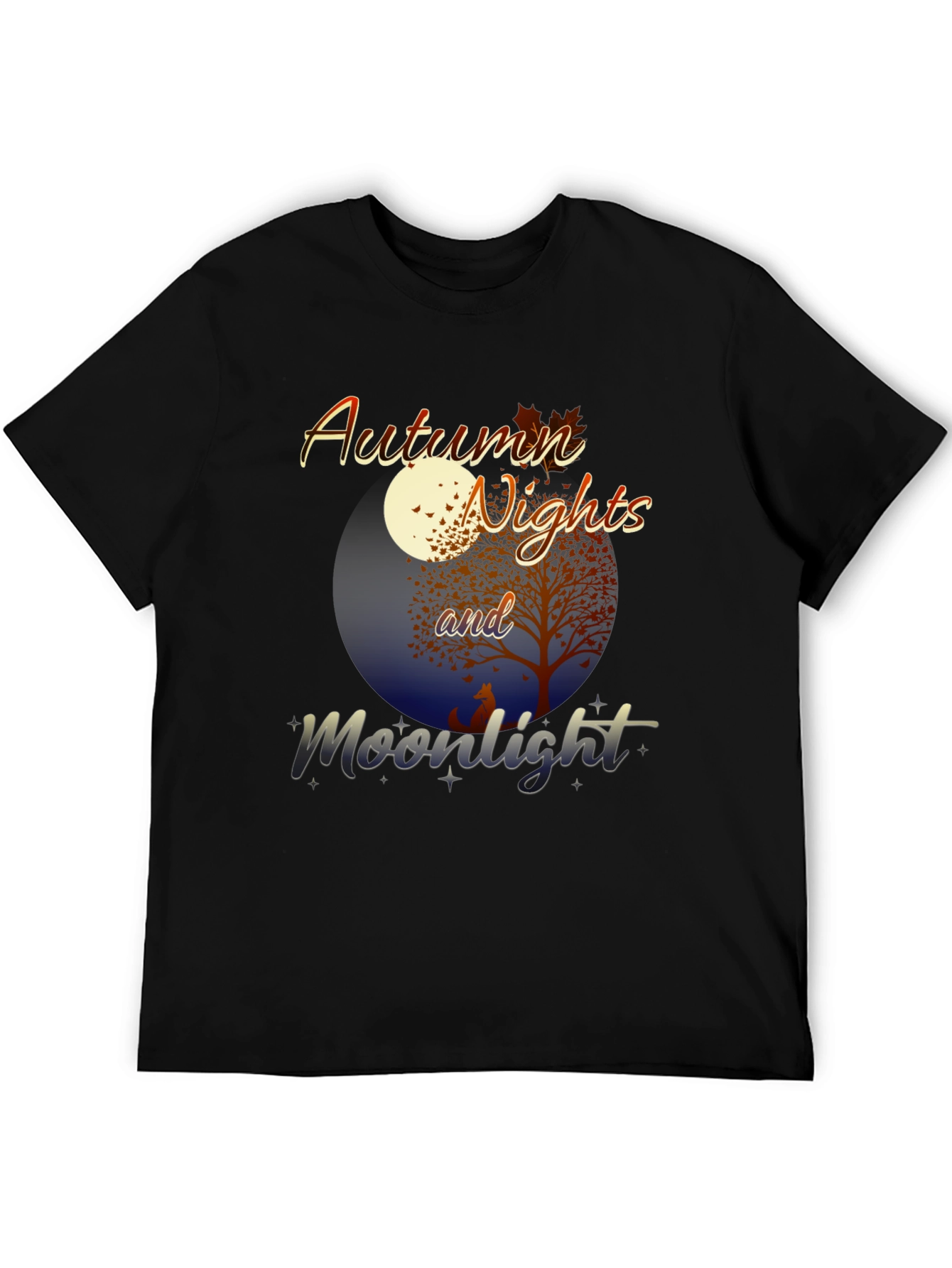 Autumn Nights and Moonlight Graphic Tee