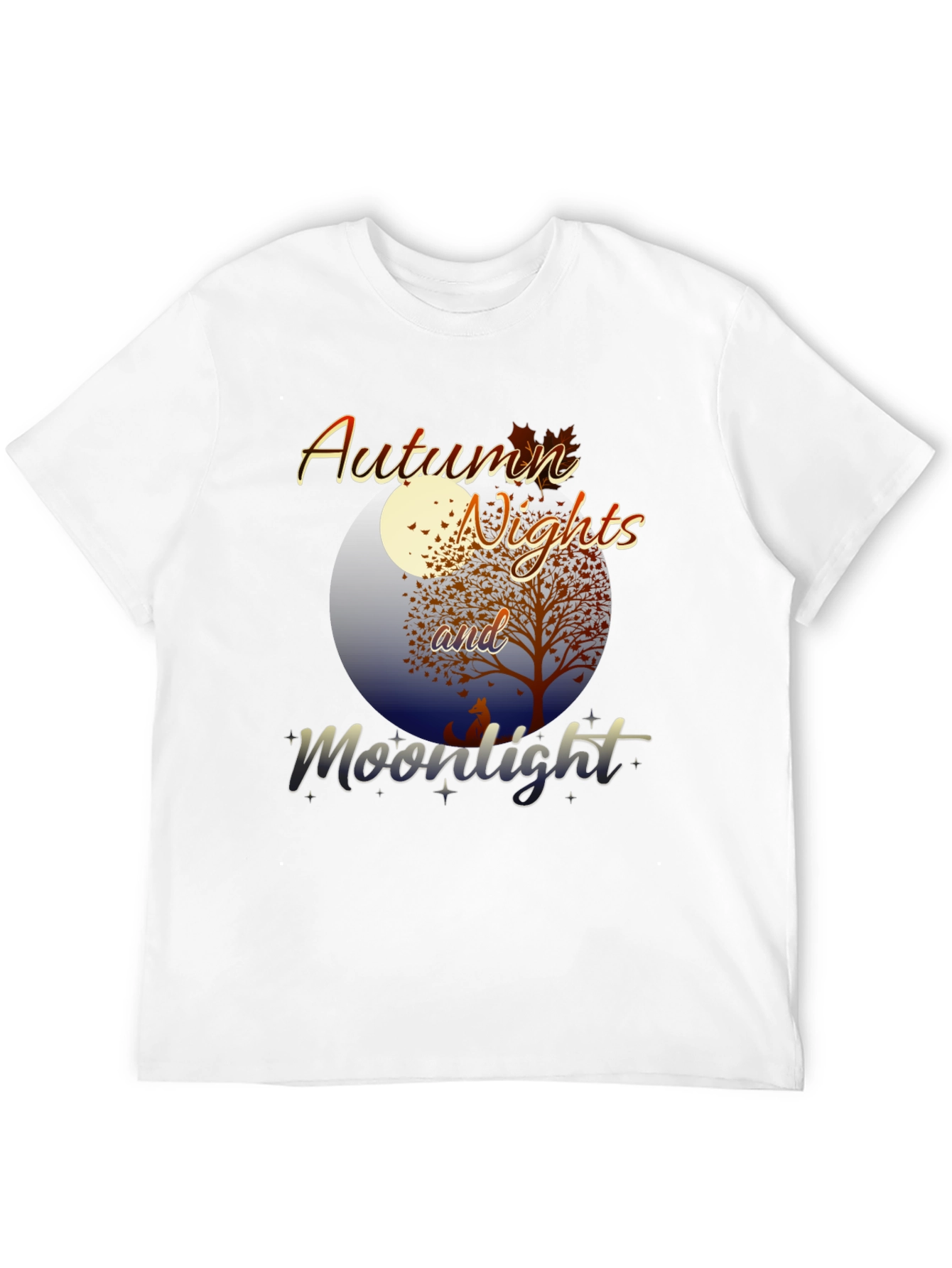 Autumn Nights and Moonlight Graphic Tee