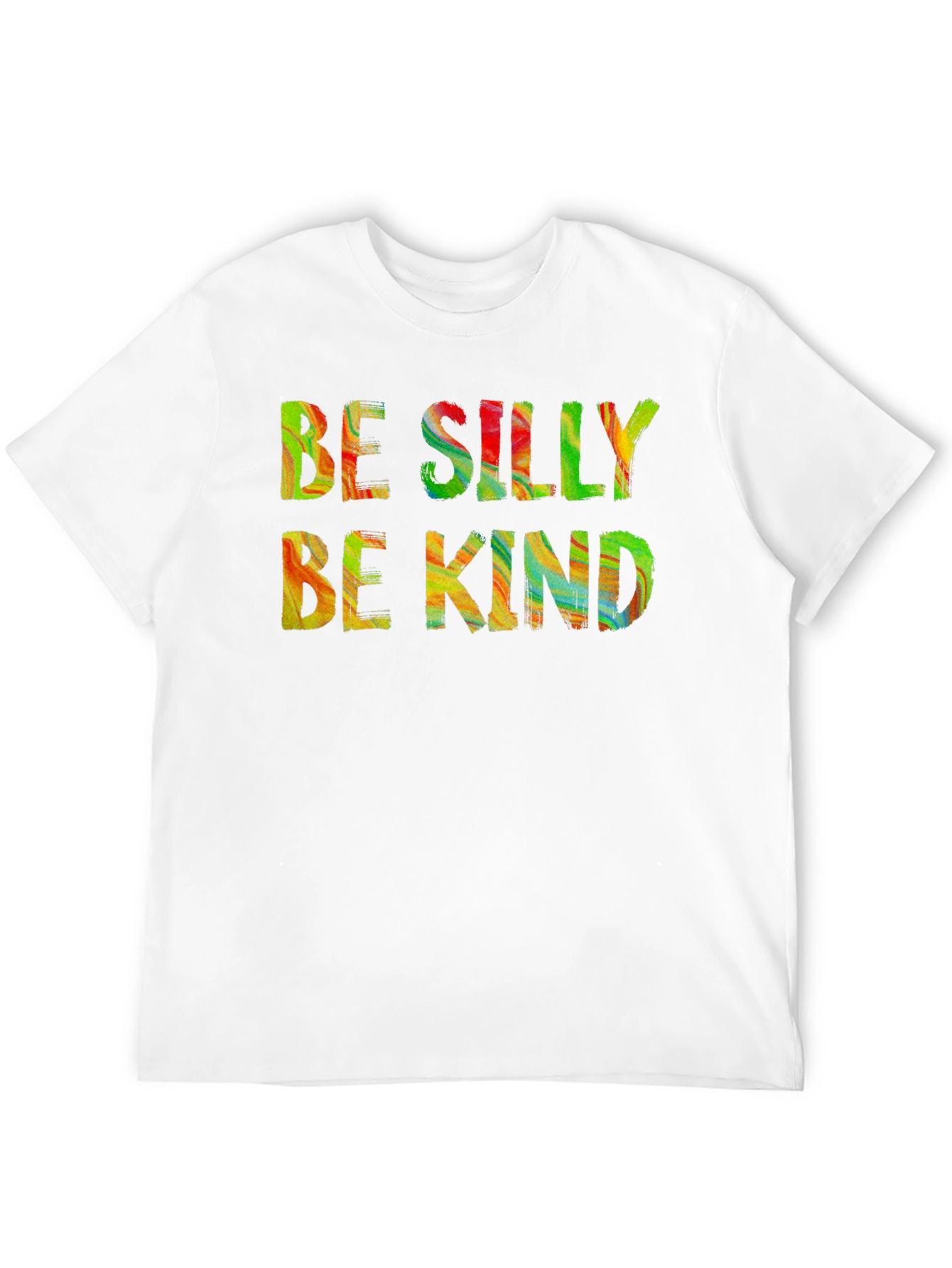 Be Silly Be Kind Graphic Tee - Black Cotton T-Shirt