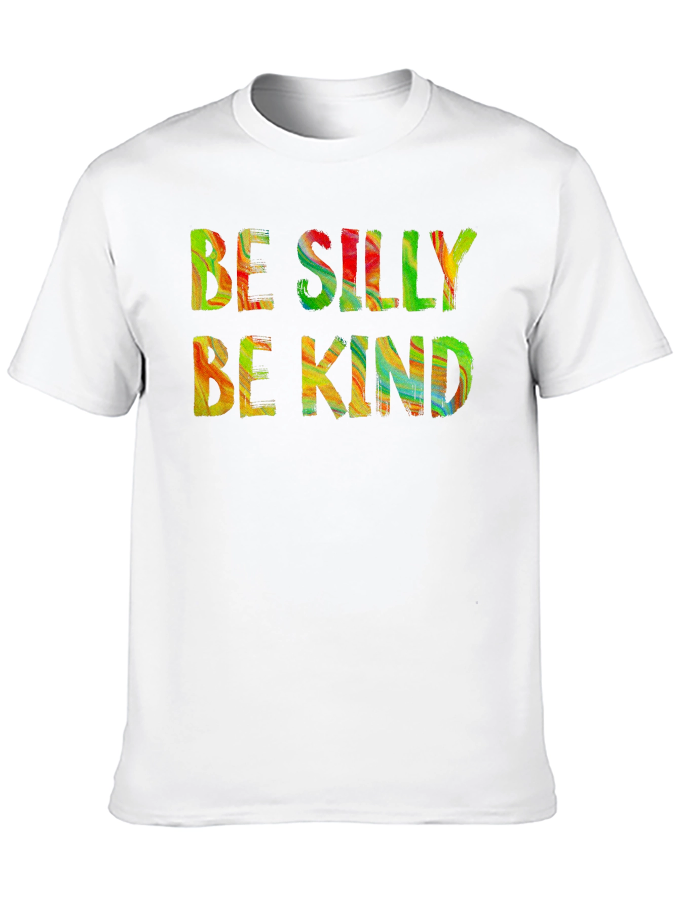 Be Silly Be Kind Graphic Tee - Black Cotton T-Shirt