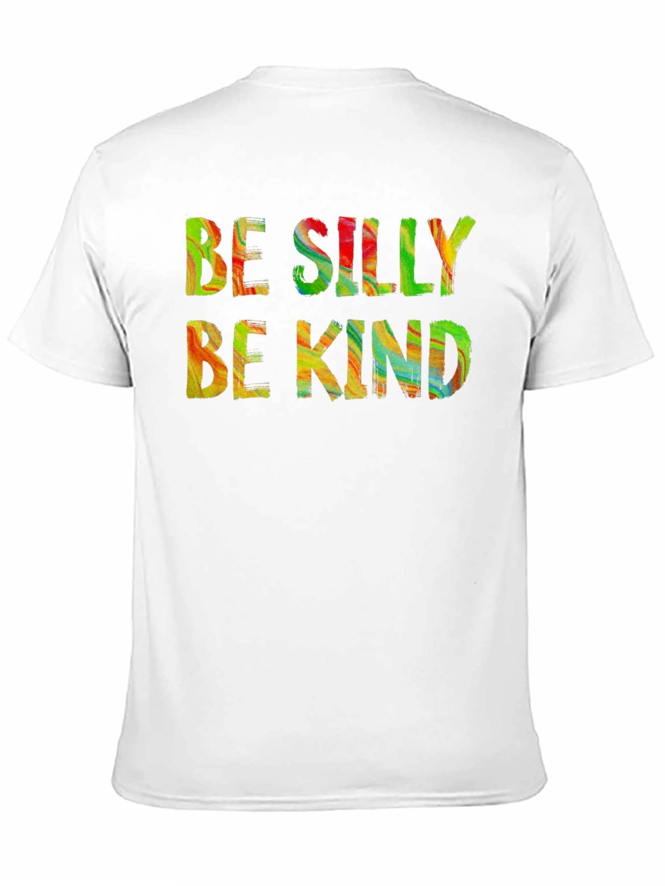 Be Silly Be Kind Graphic Tee - Black Cotton T-Shirt