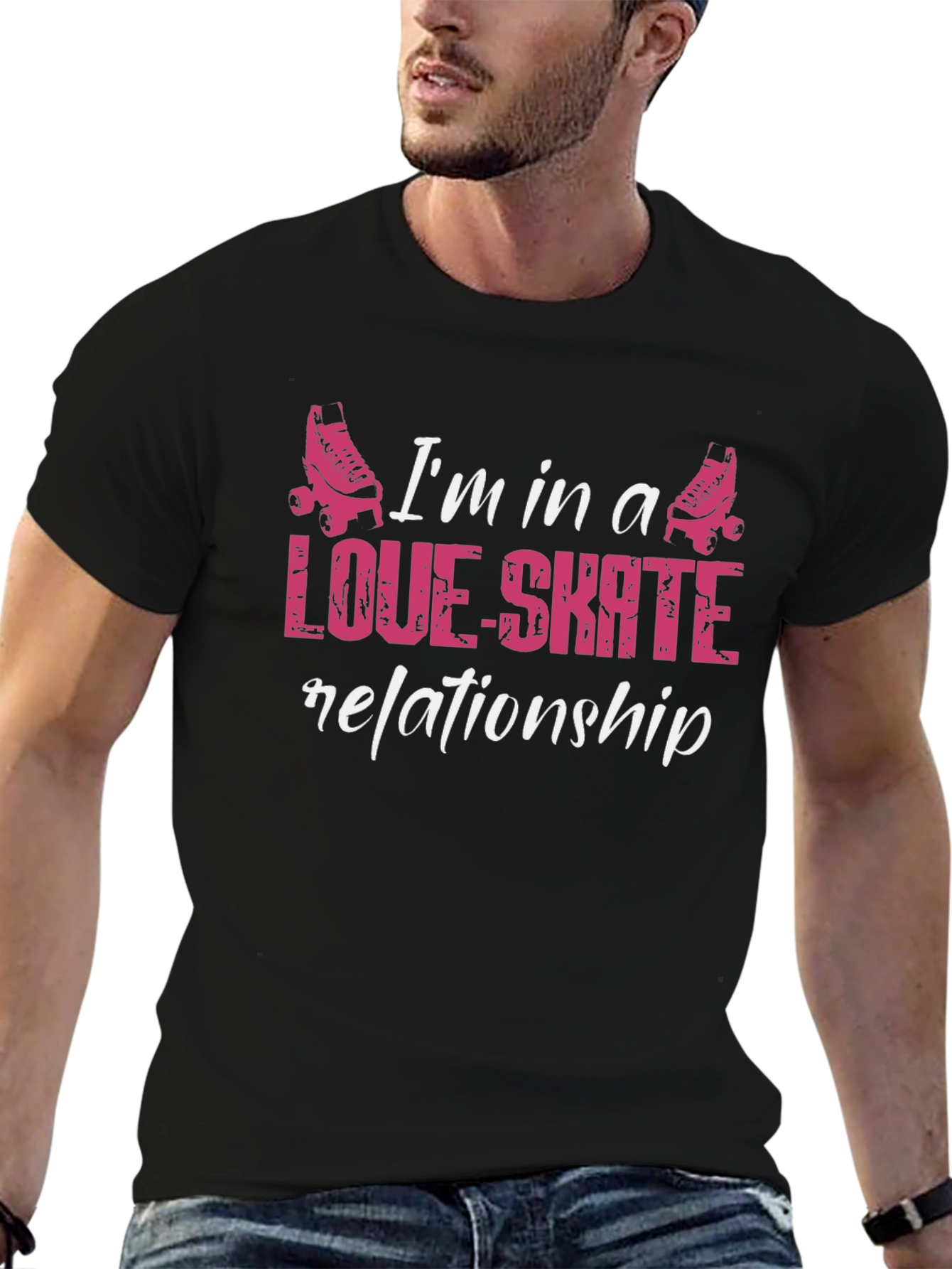 Love-Skate Relationship Graphic T-Shirt