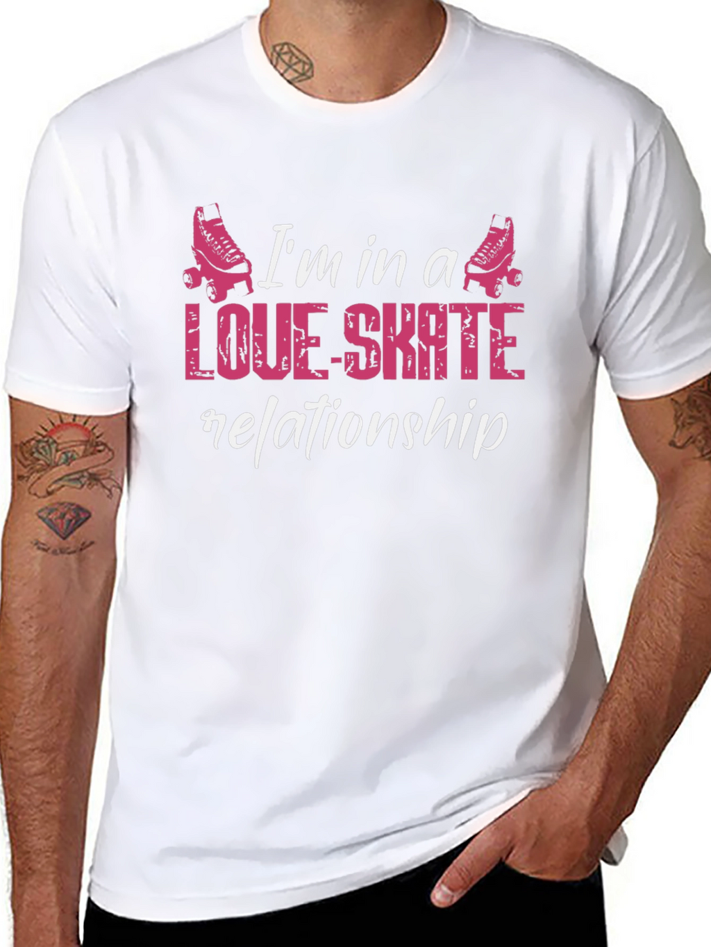 Love-Skate Relationship Graphic T-Shirt