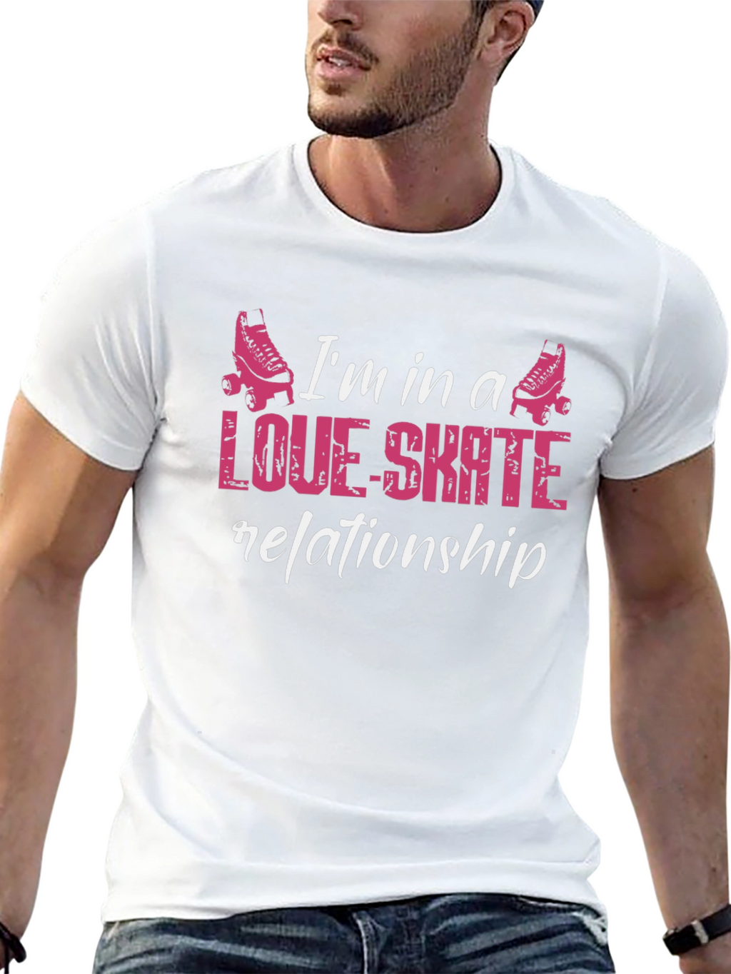 Love-Skate Relationship Graphic T-Shirt