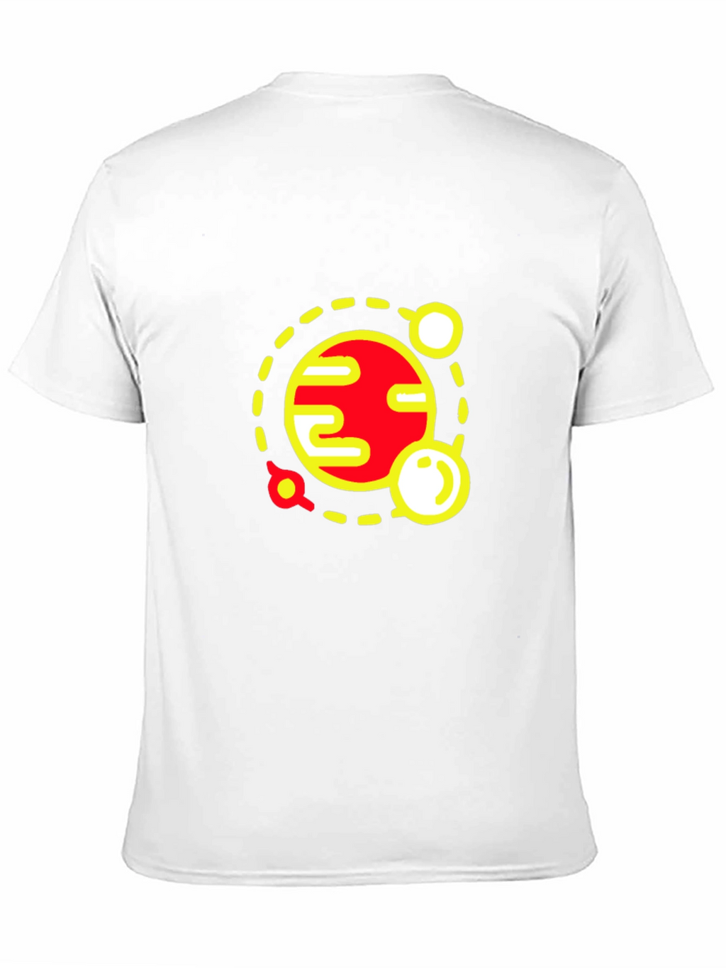Planet Graphic Tee - Stylish Space Design Black T-Shirt
