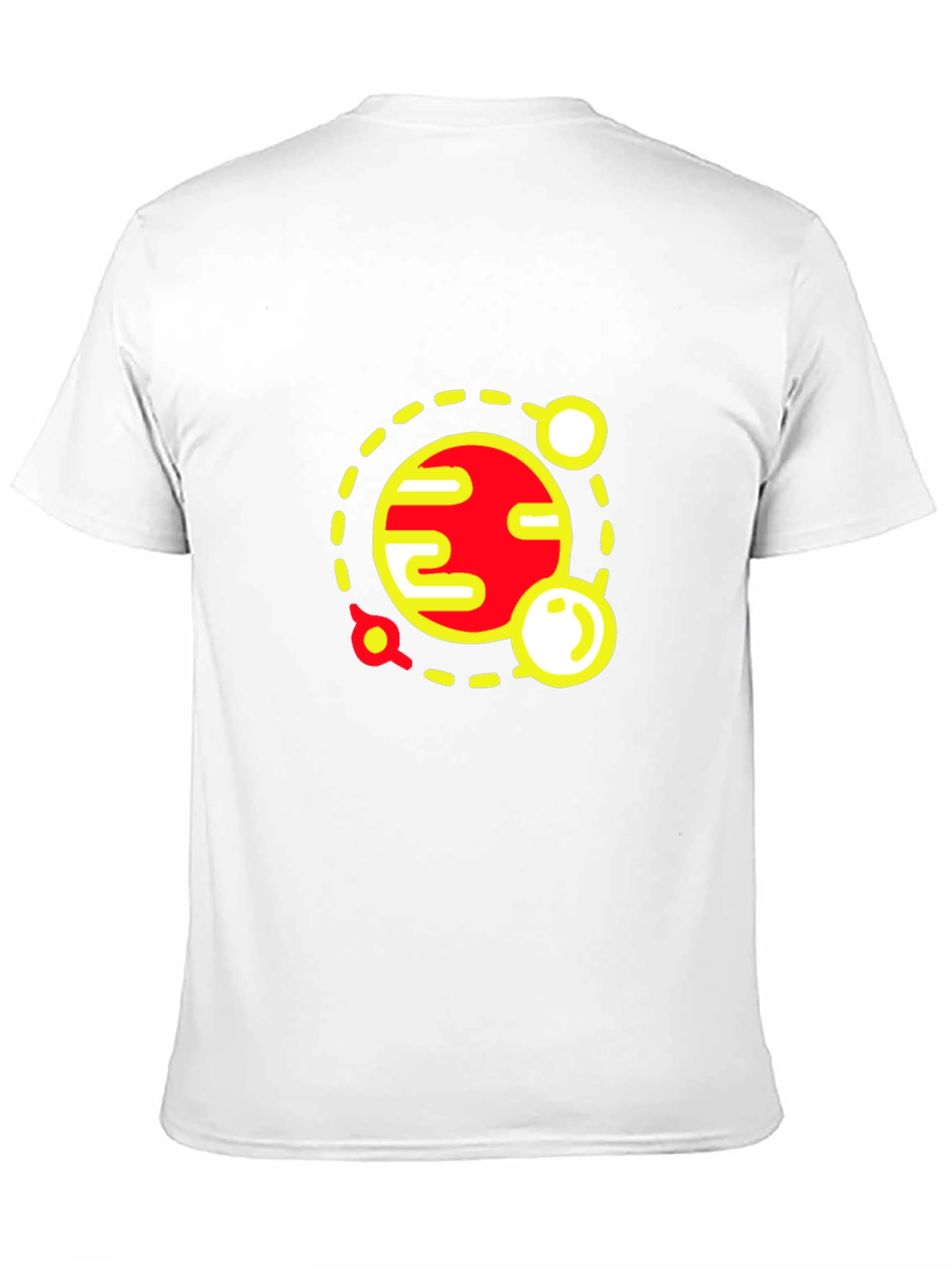 Planet Graphic Tee - Stylish Space Design Black T-Shirt