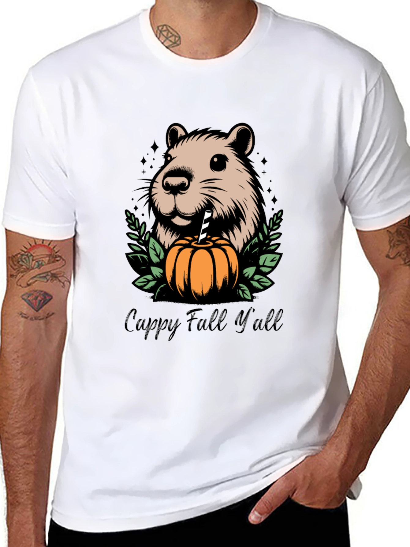 Capybara Fall Yall T-Shirt