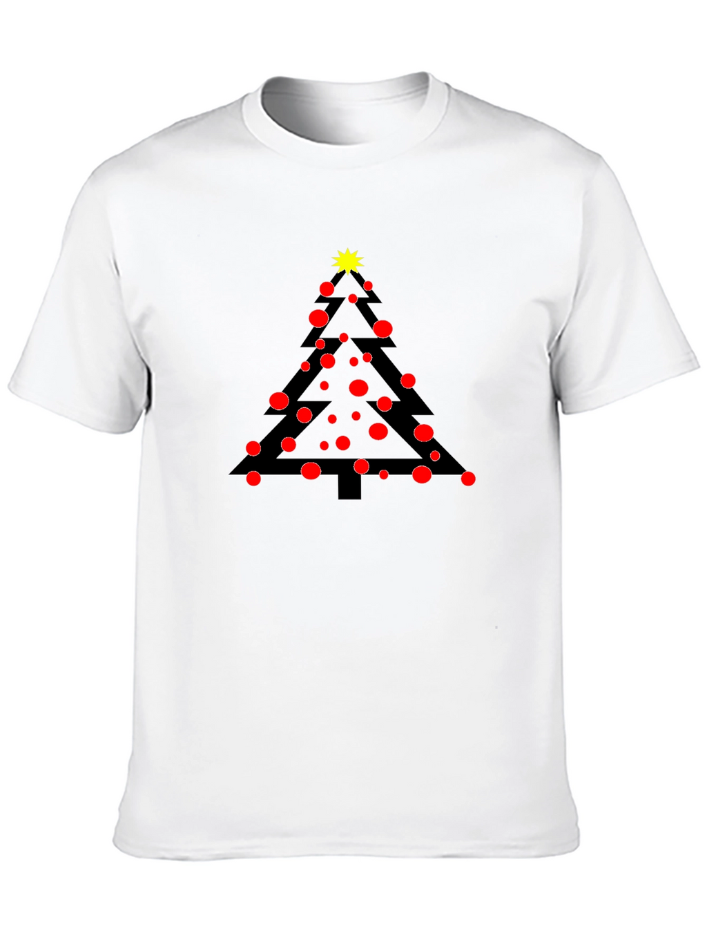 Festive Christmas Tree T-Shirt - Holiday Apparel