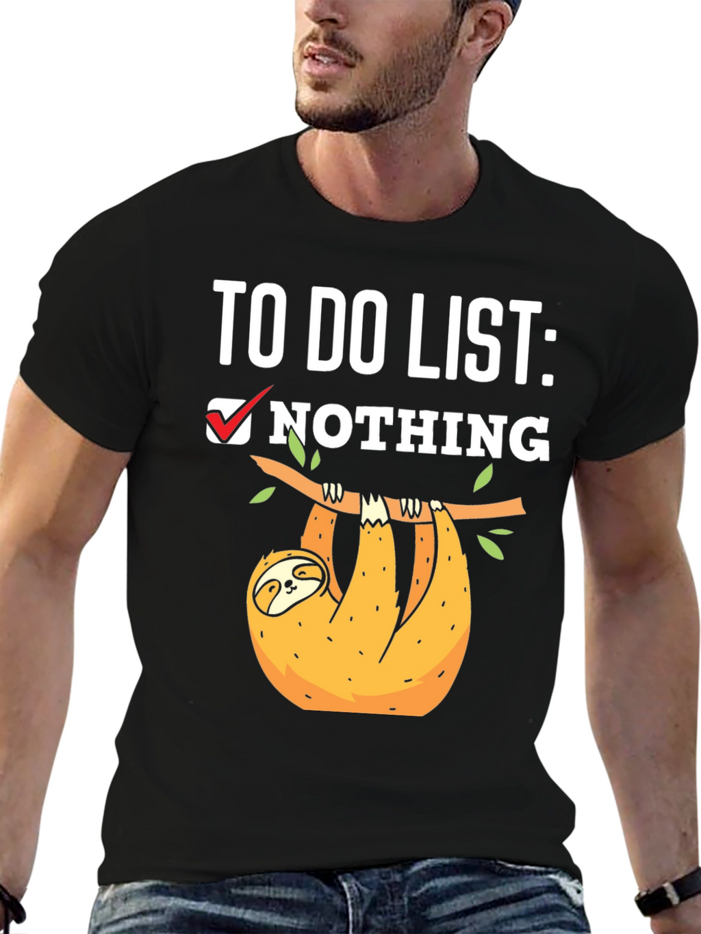 Sloth To-Do List: Nothing T-Shirt