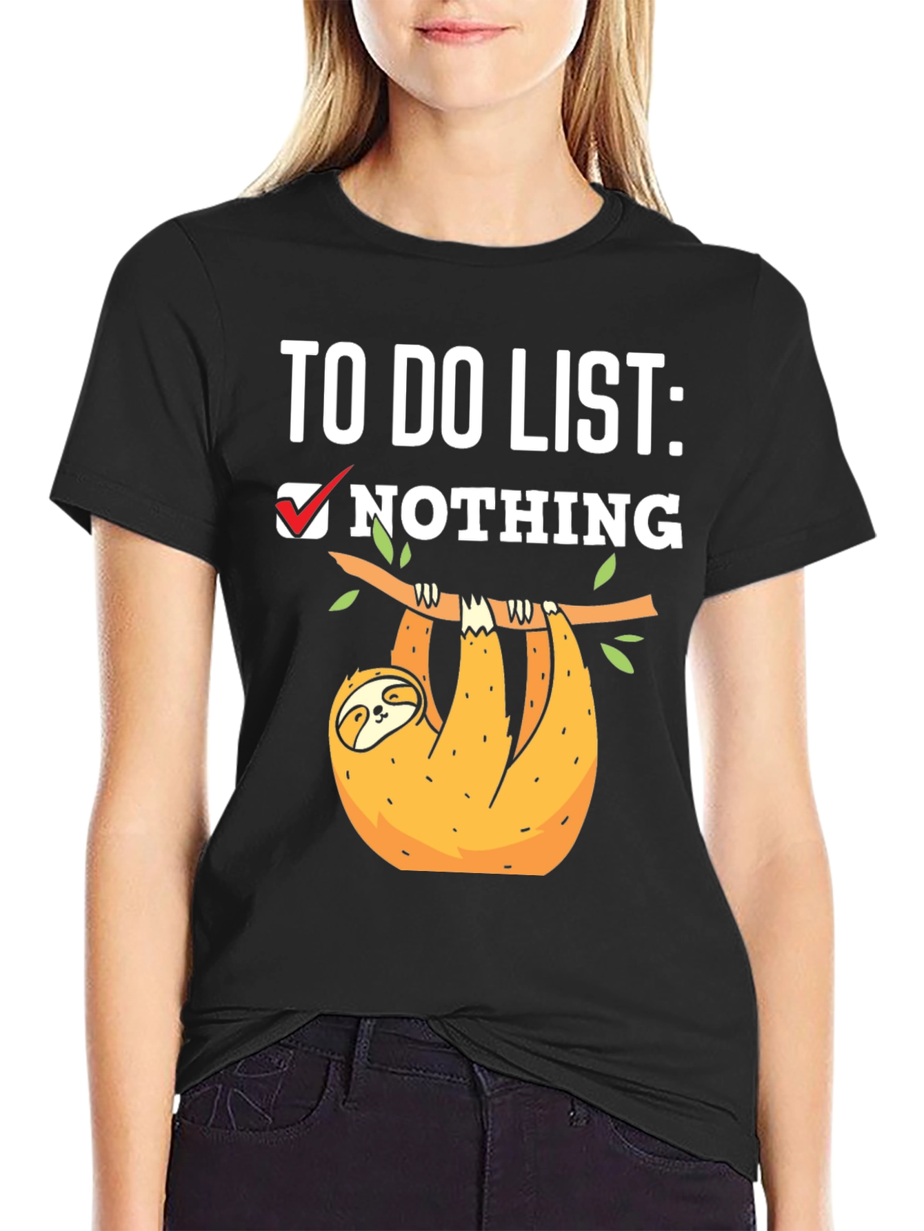 Sloth To-Do List: Nothing T-Shirt