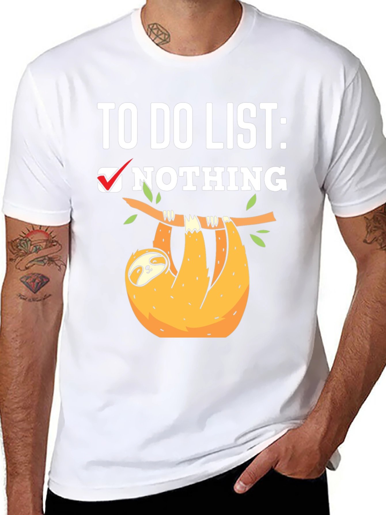 Sloth To-Do List: Nothing T-Shirt