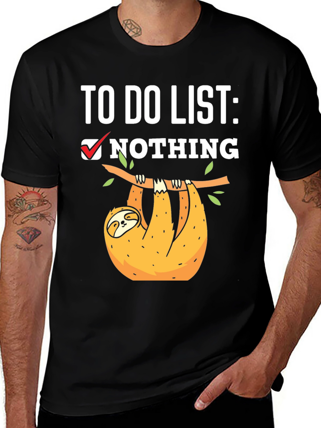 Sloth To-Do List: Nothing T-Shirt