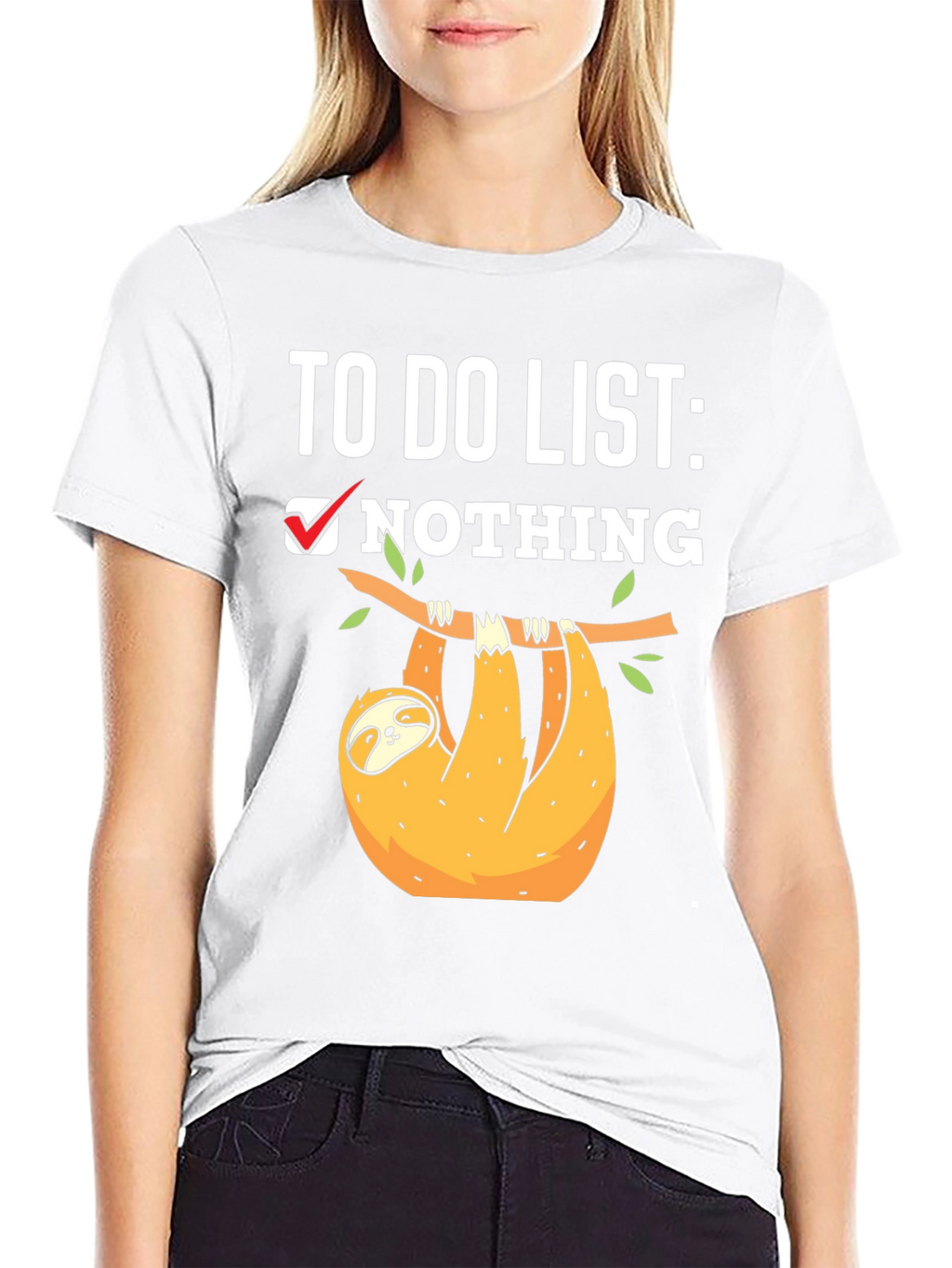 Sloth To-Do List: Nothing T-Shirt