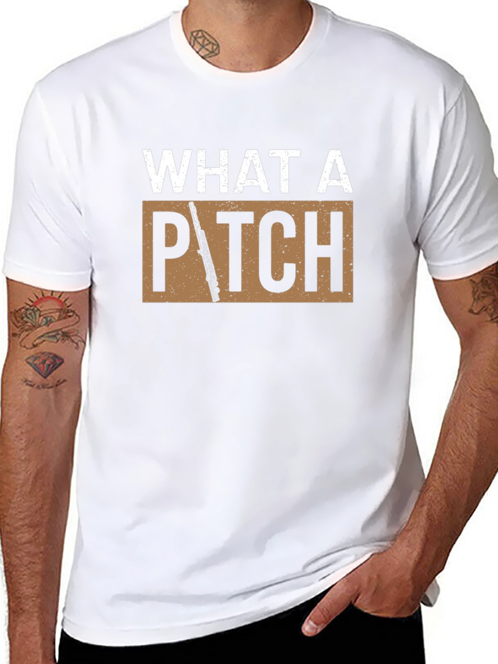What a Pitch T-Shirt - Music Flute Tee