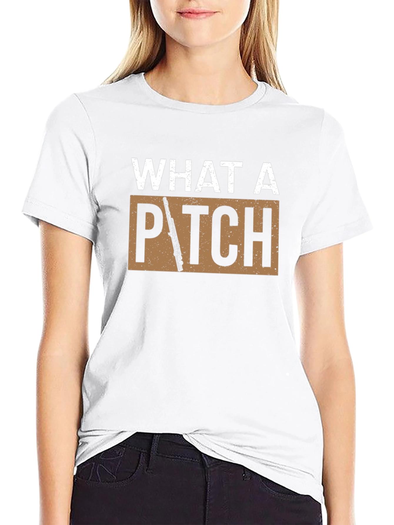 What a Pitch T-Shirt - Music Flute Tee