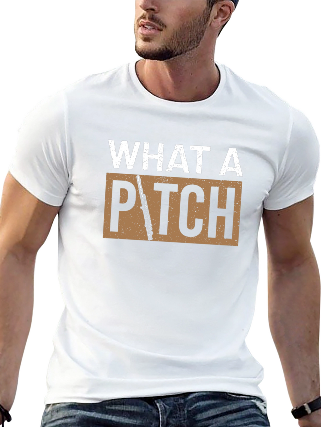 What a Pitch T-Shirt - Music Flute Tee