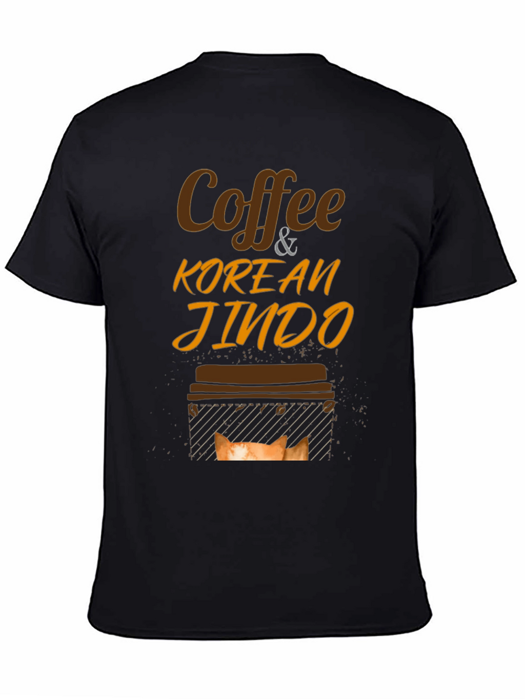 Coffee & Korean Jindo Dog T-Shirt