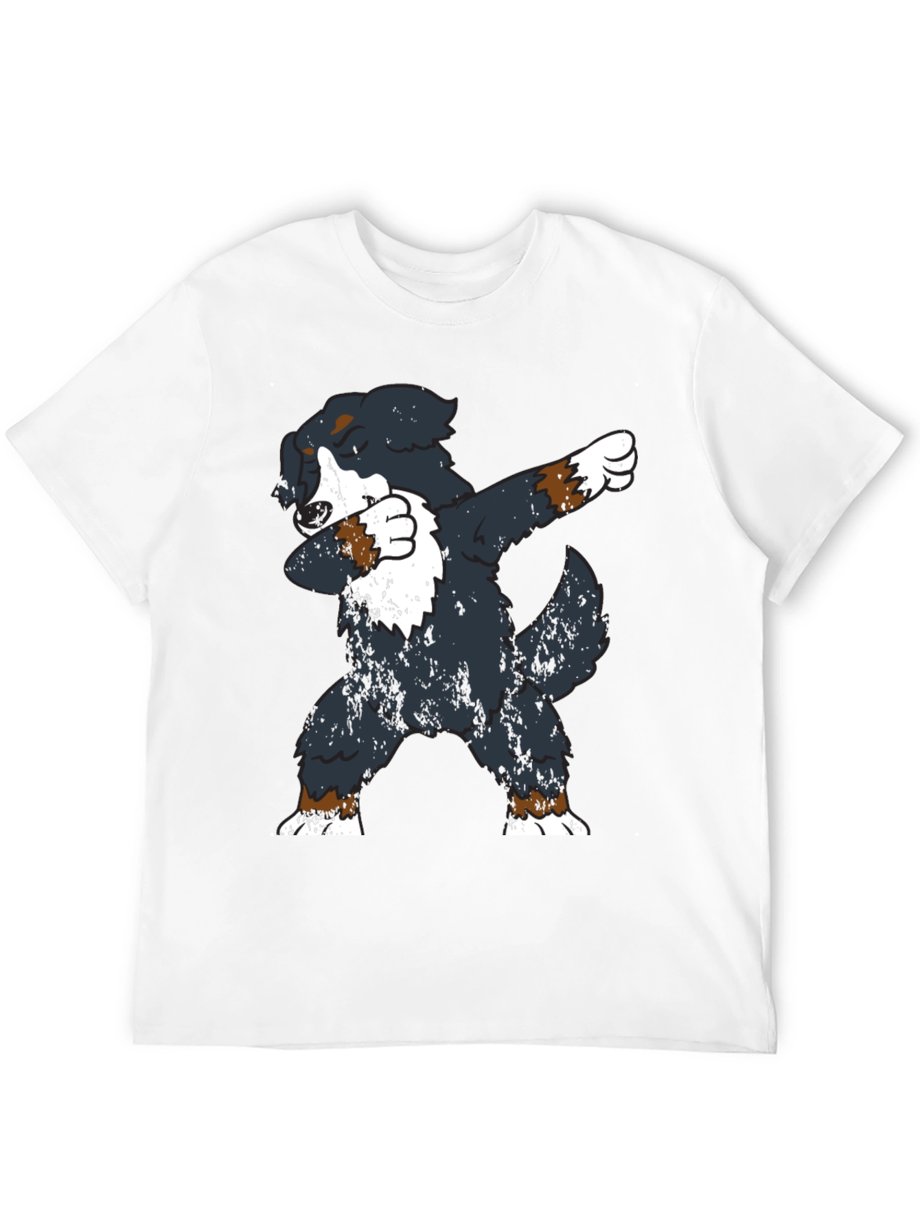 Dabbing Dog Graphic Tee - Trendy Casual Wear
