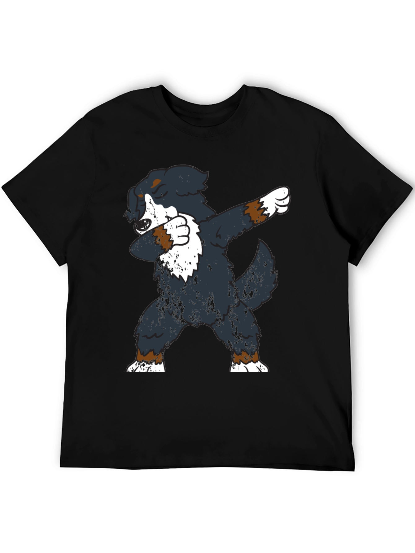 Dabbing Dog Graphic Tee - Trendy Casual Wear