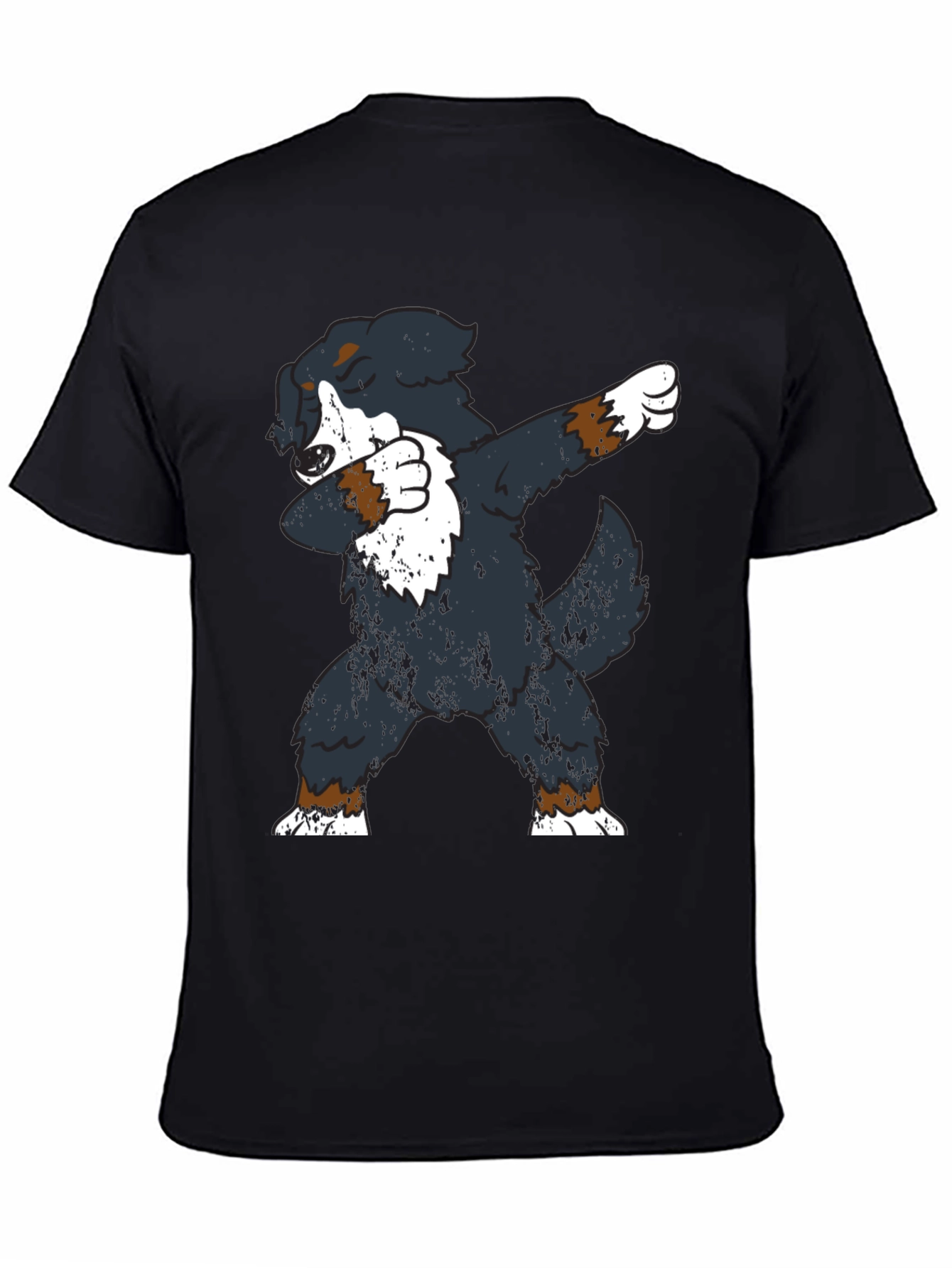 Dabbing Dog Graphic Tee - Trendy Casual Wear