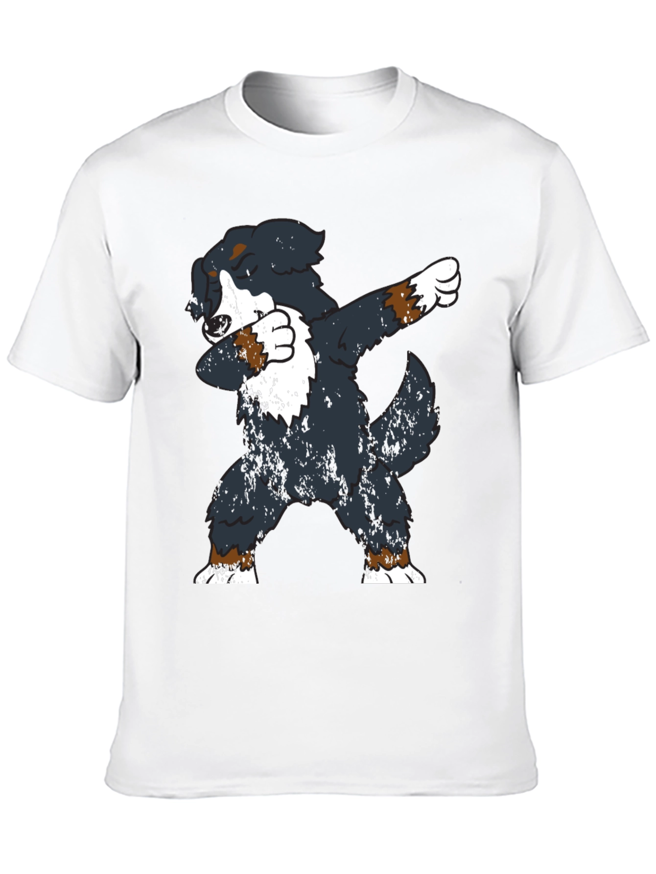Dabbing Dog Graphic Tee - Trendy Casual Wear