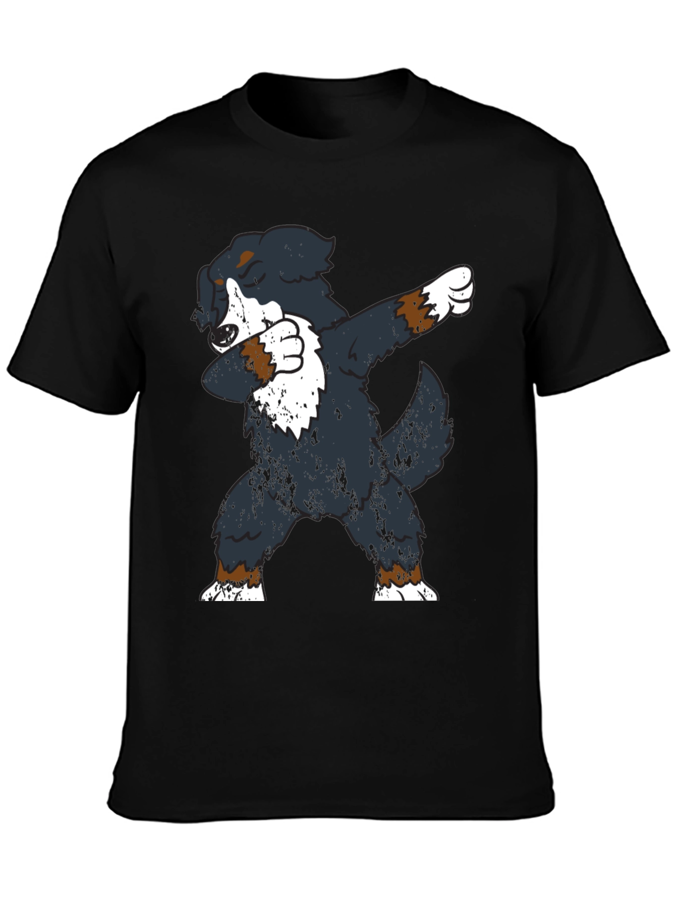 Dabbing Dog Graphic Tee - Trendy Casual Wear