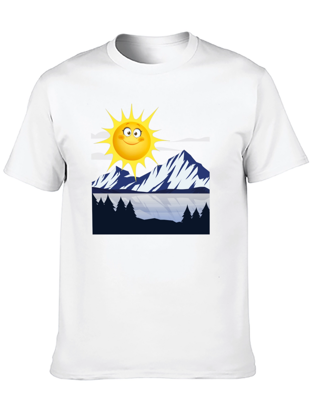 Sun & Mountains Graphic Tee - Relaxed Fit
